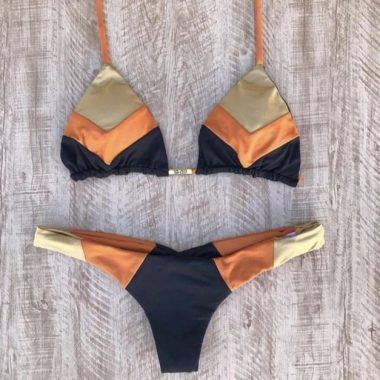 Biquini Orange Gold