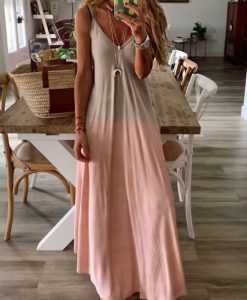 Vestido Longo Gradiente